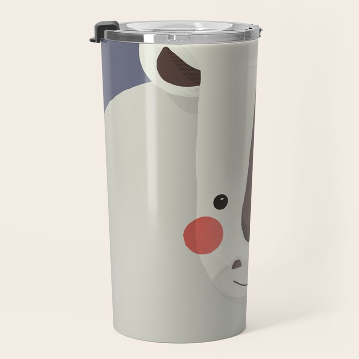 Rhinoceros, Animal Portrait Travel Mug Gallery Image 3