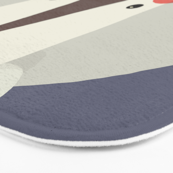 Rhinoceros, Animal Portrait Bath Mat Gallery Image 3