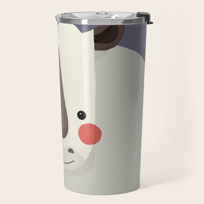 Rhinoceros, Animal Portrait Travel Mug Gallery Image 2