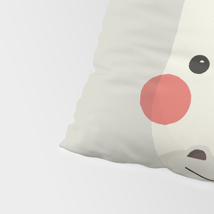 Rhinoceros, Animal Portrait Pillow Sham Gallery Image 4