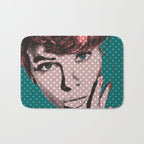 Pop Art Girl  Bath Mat Gallery Image 1