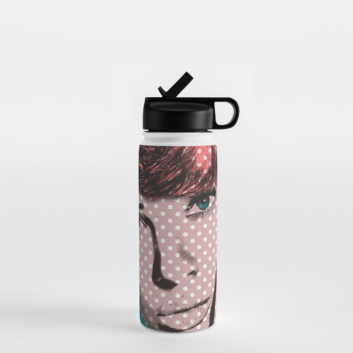 Pop Art Girl  Water Bottle Gallery Image 1