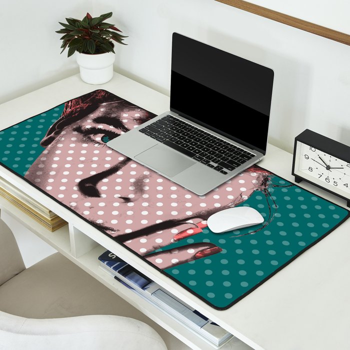 Pop Art Girl  Desk Mat Gallery Image 2
