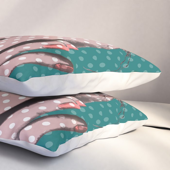 Pop Art Girl  Pillow Sham Gallery Image 3