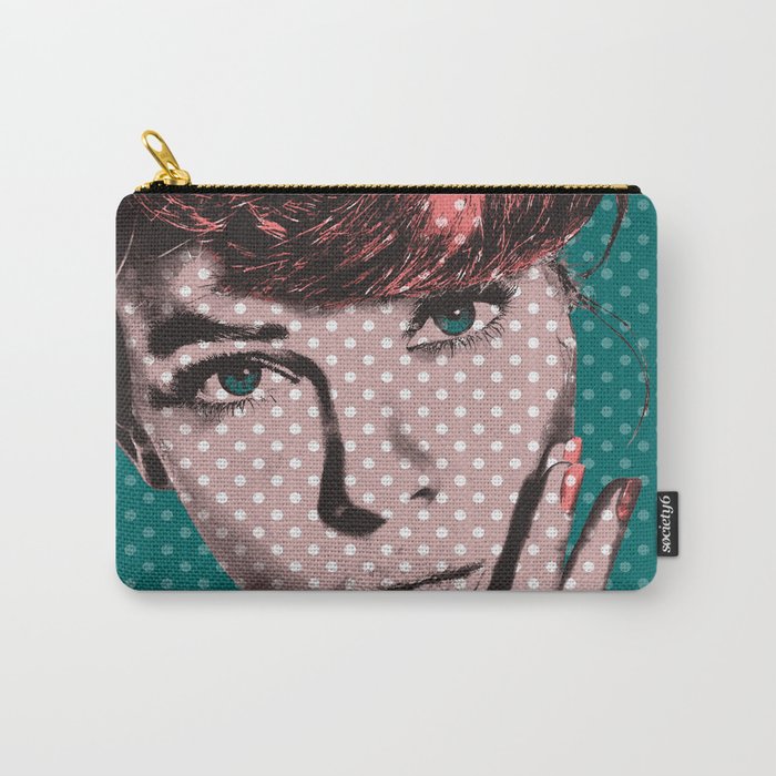Pop Art Girl  Carry All Pouch Gallery Image 1