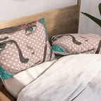 Pop Art Girl  Pillow Sham Gallery Image 2