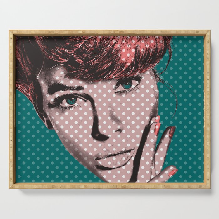 Pop Art Girl  Serving Tray Gallery Image 1