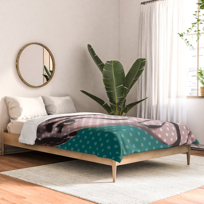 Pop Art Girl  Comforter Gallery Image 2