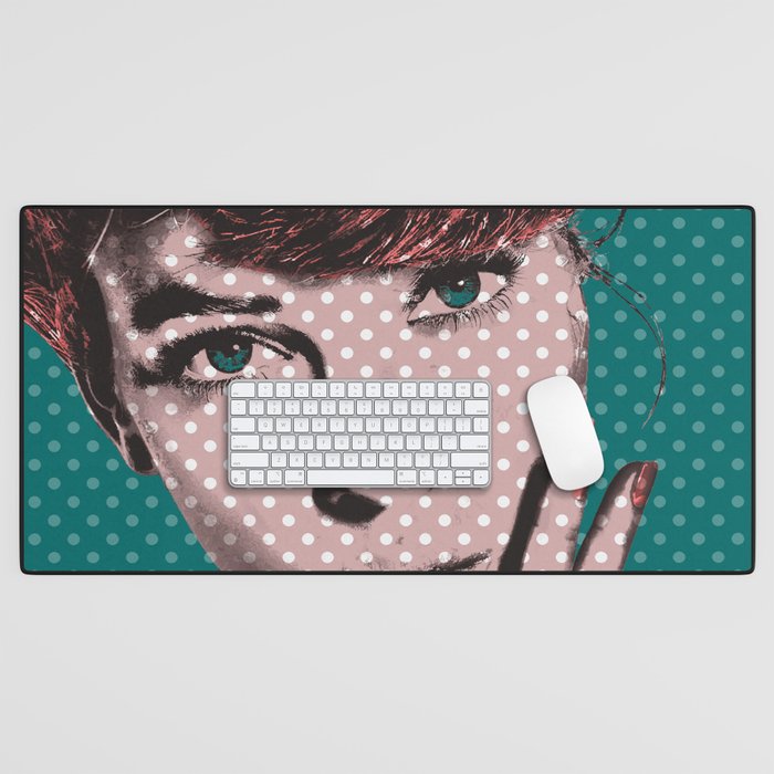Pop Art Girl  Desk Mat Gallery Image 1
