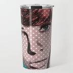 Pop Art Girl  Travel Mug Gallery Image 1