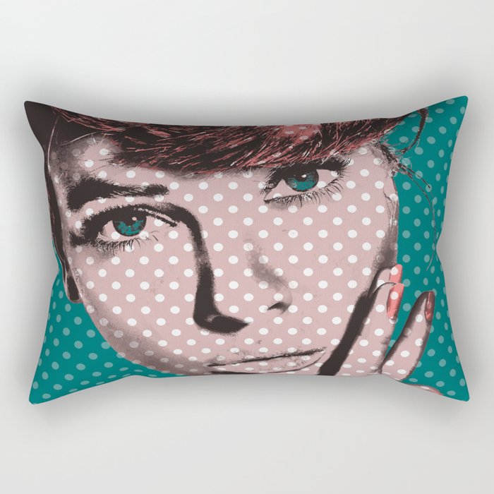 Pop Art Girl  Rectangular Pillow Gallery Image 2
