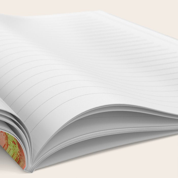 orange poppy field watercolour  Notebook Gallery Image 2