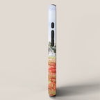orange poppy field watercolour  iPhone Case Gallery Image 2