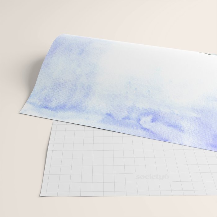 orange poppy field watercolour  Wrapping Paper Gallery Image 2