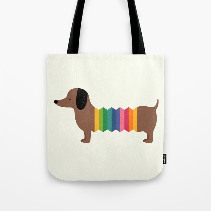 Rainbow Dooooog Tote Bag Gallery Image 1