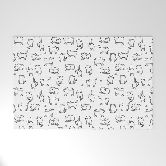 Cats, cats, cats Welcome Mat Gallery Image 1