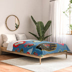 Milagro love hearts - blue Comforter Gallery Image 2
