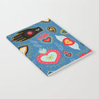 Milagro love hearts - blue Notebook Gallery Image 2