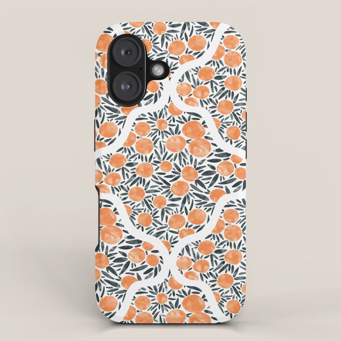 Tangerine Lattice Dreams iPhone Case Gallery Image 1