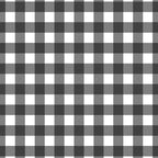 Gingham Check Pattern in Black and White (Charcoal) Coffee Mug Gallery Image 2