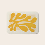 Sun Leaf 2: Matisse Edition | Mid Century Series Bath Mat Gallery Image 1