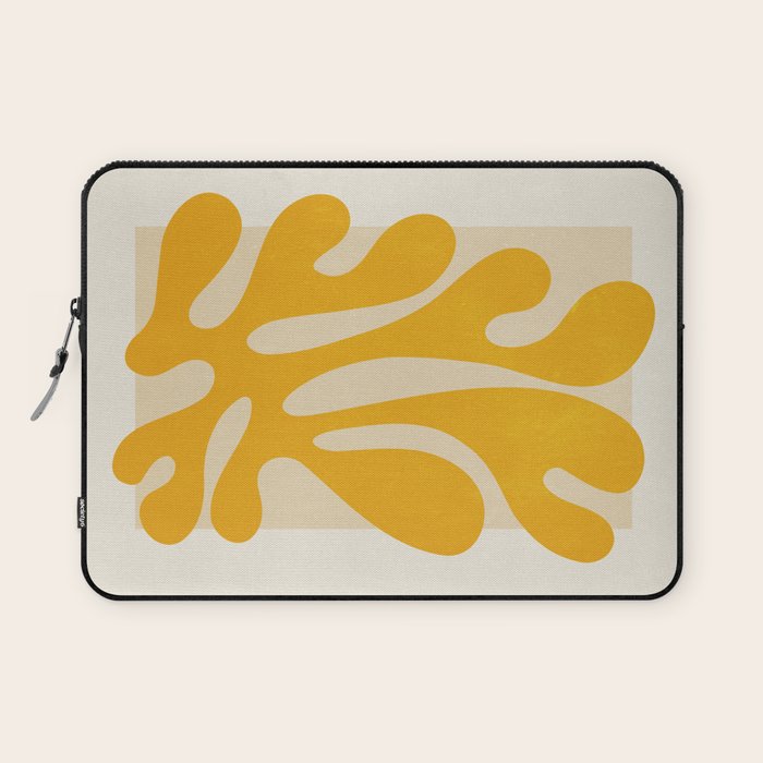 Sun Leaf 2: Matisse Edition | Mid Century Series Laptop Sleeve Gallery Image 1