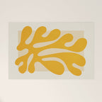 Sun Leaf 2: Matisse Edition | Mid Century Series Welcome Mat Gallery Image 1