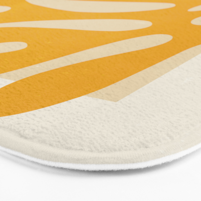 Sun Leaf 2: Matisse Edition | Mid Century Series Bath Mat Gallery Image 3