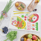 Japanese Bento Rice Lunch Box with Chopsticks & Onigiri Cutting Board Gallery Image 2