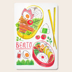 Japanese Bento Rice Lunch Box with Chopsticks & Onigiri Cutting Board Gallery Image 1