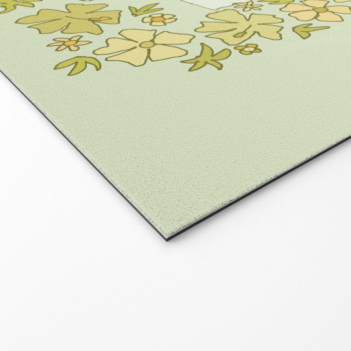 Rell Sunn heart of the sea 70s // retro surf art by surfy birdy Welcome Mat Gallery Image 2