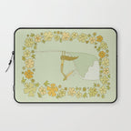 Rell Sunn heart of the sea 70s // retro surf art by surfy birdy Laptop Sleeve Gallery Image 1