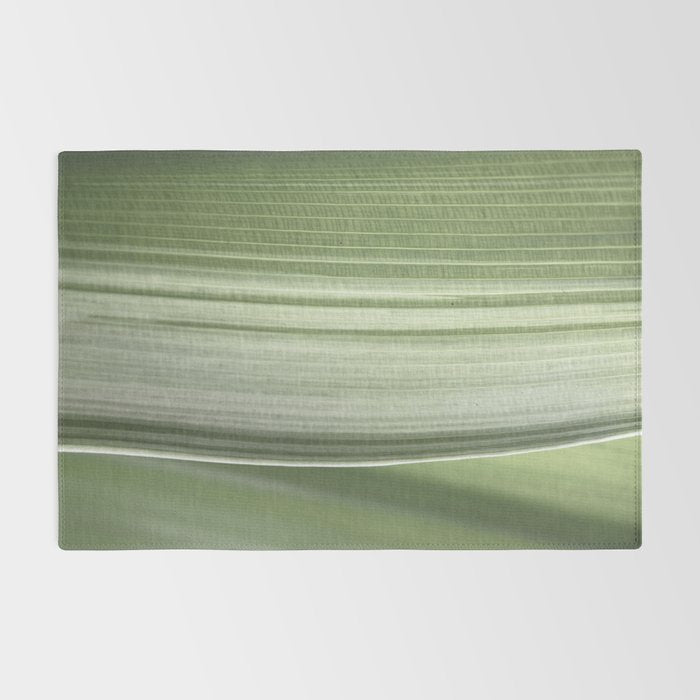 Botanical green abstract tropical leaf art print - mindful nature and travel photography Rug Gallery Image 2