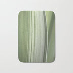 Botanical green abstract tropical leaf art print - mindful nature and travel photography Bath Mat Gallery Image 1