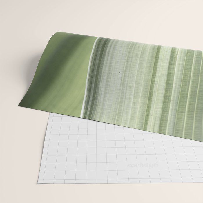 Botanical green abstract tropical leaf art print - mindful nature and travel photography Wrapping Paper Gallery Image 2