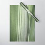 Botanical green abstract tropical leaf art print - mindful nature and travel photography Wrapping Paper Gallery Image 1