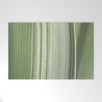 Botanical green abstract tropical leaf art print - mindful nature and travel photography Welcome Mat Gallery Image 1