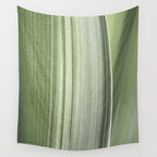 Botanical green abstract tropical leaf art print - mindful nature and travel photography Wall Tapestry Gallery Image 4