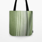 Botanical green abstract tropical leaf art print - mindful nature and travel photography Tote Bag Gallery Image 1