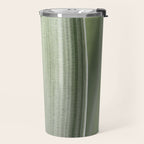 Botanical green abstract tropical leaf art print - mindful nature and travel photography Travel Mug Gallery Image 2