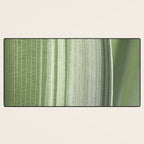 Botanical green abstract tropical leaf art print - mindful nature and travel photography Desk Mat Gallery Image 3