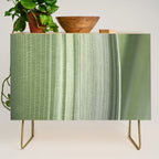 Botanical green abstract tropical leaf art print - mindful nature and travel photography Credenza Gallery Image 1