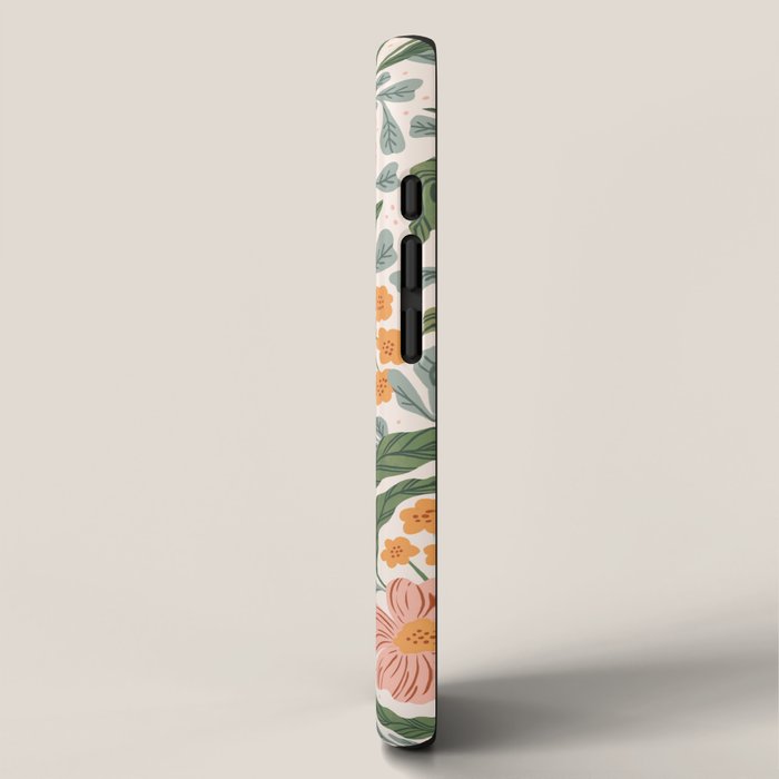 Mila I - boho nature inspired illustration iPhone Case Gallery Image 2