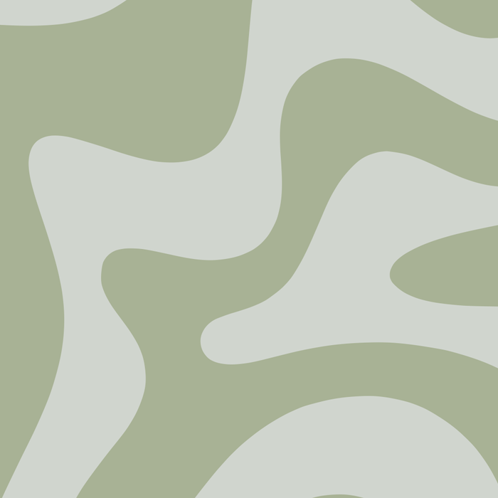 Retro Liquid Swirl Abstract Pattern in Sage Green Coffee Mug Gallery Image 2