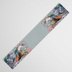 Floral Peacock Garden Table Runner Gallery Image 3