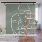 Abstract Masks Wall Mural Gallery Image 1