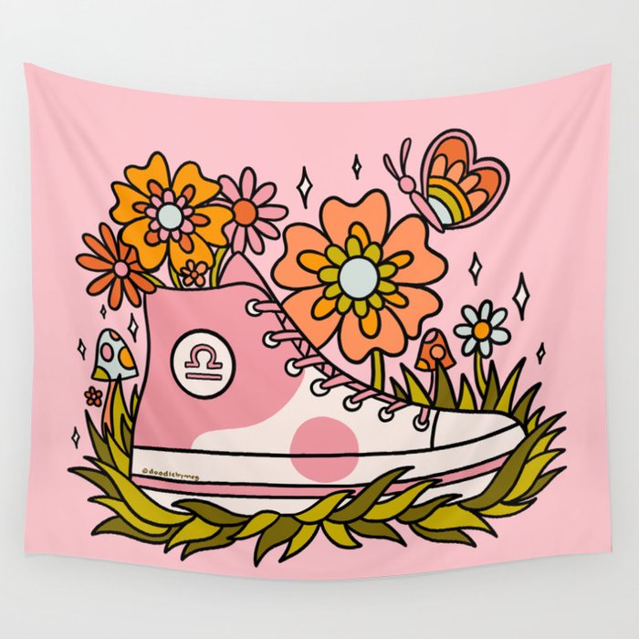 Libra Sneaker Wall Tapestry Gallery Image 1