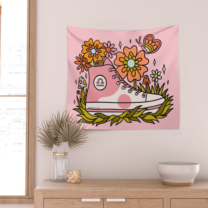 Libra Sneaker Wall Tapestry Gallery Image 2