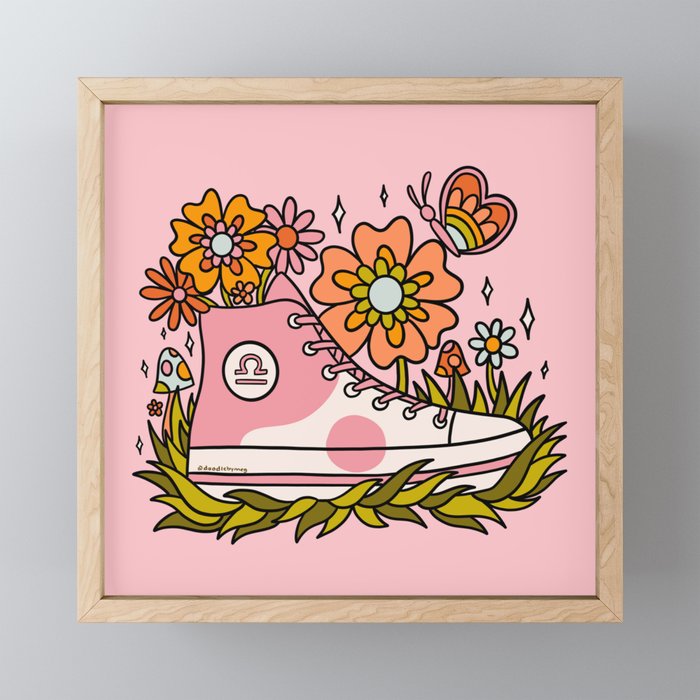 Libra Sneaker Mini Art Print Gallery Image 1