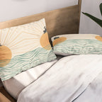 Good Morning Meow 7 Sunny Day Ocean  Pillow Sham Gallery Image 2